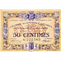 50 Centimes - Chambre de Commerce d'Evreux 27
