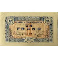 1 Franc - Chambre de Commerce de Melun [77]