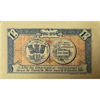 1 Franc - Chambre de Commerce de Melun [77]