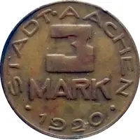 3 Mark - Aachen Alfred Rethel