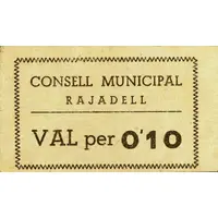 0.10 Pesetas Rajadell