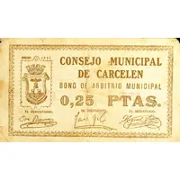 0.25 Pesetas Carcelén