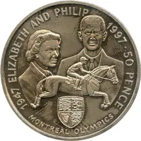 50 Pence - Elizabeth II Montreal Olympics