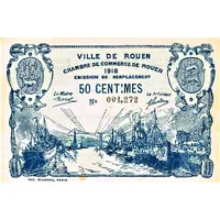 50 Centimes - Chambre de Commerce de Rouen 76