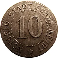 10 Pfennig - Schweinfurt