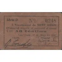 50 Céntimos Freixanet - Sant Guim Estació