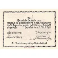 50 Heller Gutenbrunn-Heiligenkreuz