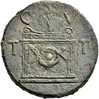 Sestertius - Augustu C V T T