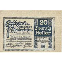 20 Heller Haidershofen