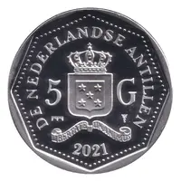 5 Gulden Red Cross Curacao