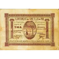1 Peseta L'Ametlla de Mar