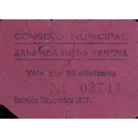 25 Céntimos Zalamea de la Serena