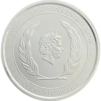 2 Dollars - Elizabeth II Surfer