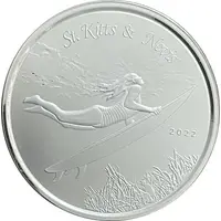 2 Dollars - Elizabeth II Surfer