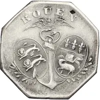10 Centimes - Chambre de Commerce - Rouen [76] Silver