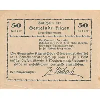 50 Heller Aigen