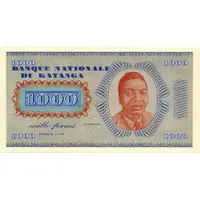 1000 Francs 'Moise Tshombé'