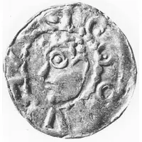 Denier - Haymon with emperor Henry II