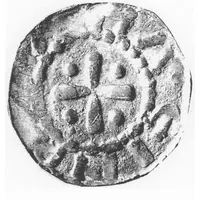 Denier - Haymon with emperor Henry II