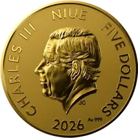 5 Dollars - Charles III Year of the Horse