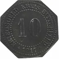 10 Pfennig - Bitterfeld Bankverein G.m.u.H