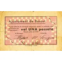1 Peseta Bosost