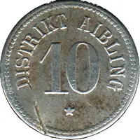 10 Pfennig - Aibling