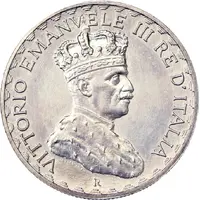 10 Lire - Vittorio Emanuelle III Prova di stampa