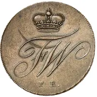 4 Pfenning - Fredrich William Copper pattern strike
