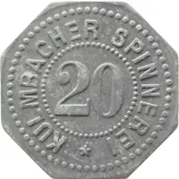 20 Pfennig - Kulmbach Spinnerei