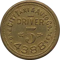 25 Cents - City Taxi and Auto Co. Vancouver, British Columbia