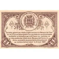 1 Franc - Chambre de Commerce de la Creuse [23]