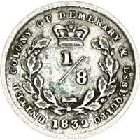 1/8 Guilder - William IV