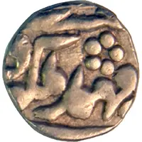 1/8 Rupee - Victoria and Madho Singh II