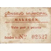 1 Peseta Malagón