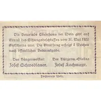 50 Heller Steinhaus bei Wels