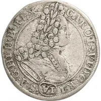 6 Kreuzers - Charles VI Breslau