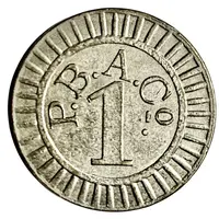 Token - P.B.A. Cᵒ̲. 1 Birmingham, England