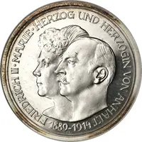 5 Mark - Frederick II Silver Wedding