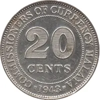 20 Cents - George VI
