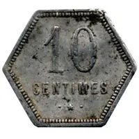 10 Centimes French Overseas Department