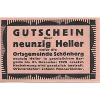 90 Heller Schönberg