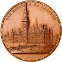 Inauguration of the city hall of Hamburg