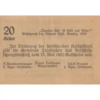20 Heller Taiskirchen