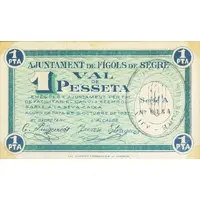 1 Peseta Fígols de Segre