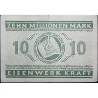 10 000 000 Mark Eisenwerk Kraft