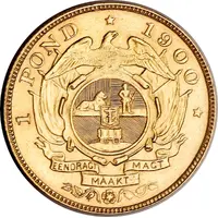 1 Pond Zuid Afrikaansche Republiek, Kruger Pond