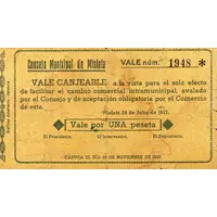 1 Peseta Mislata