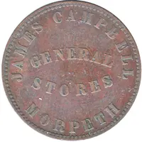 1/2 Penny - Campbell, James Morpeth, New South Wales