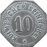 10 Pfennig - Kulmbach Spinnerei